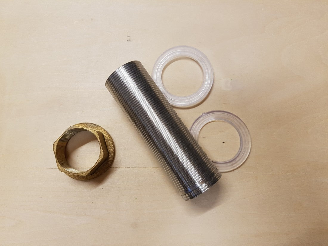 Threaded tube set 10 CM with diameter of 32 MM