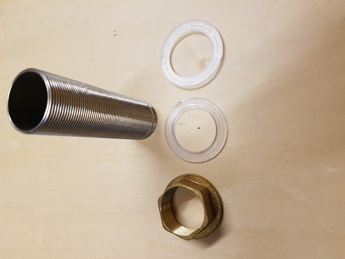 Threaded tube set 10 CM with diameter of 32 MM