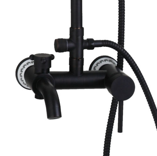 Nostalgische olie brons opbouw douche