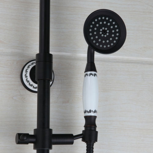 Nostalgische olie brons opbouw douche