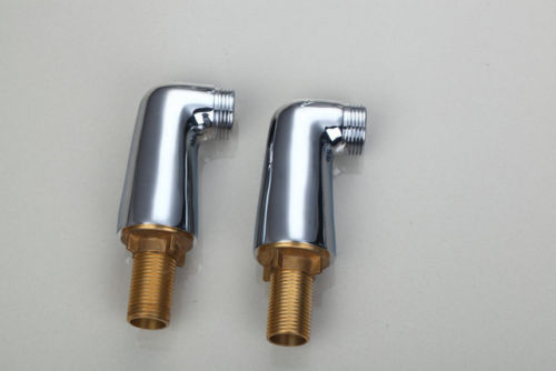 S-koppelingen voor muurmontage van bad- of douchekraan met messing aansluiting