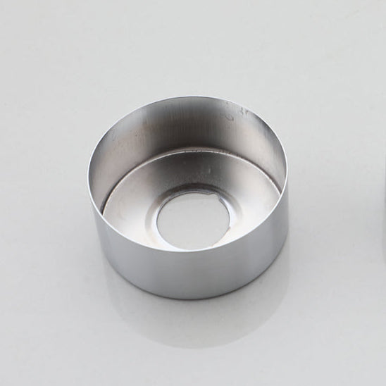 Geborsteld nikkel badrozet 30mm dik voor badkraan