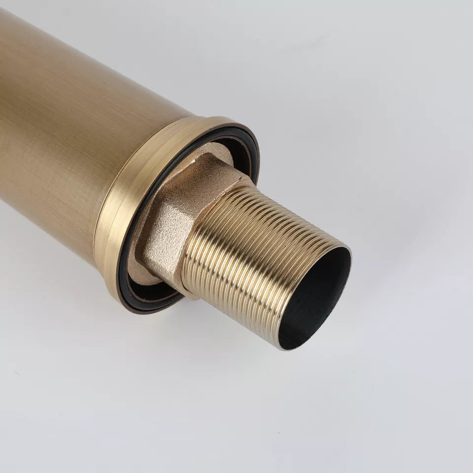 Bronze colored waterfall washbasin tap mixer tap