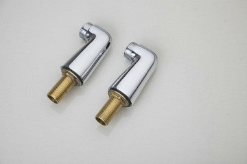 Chrome standing connection bath tap