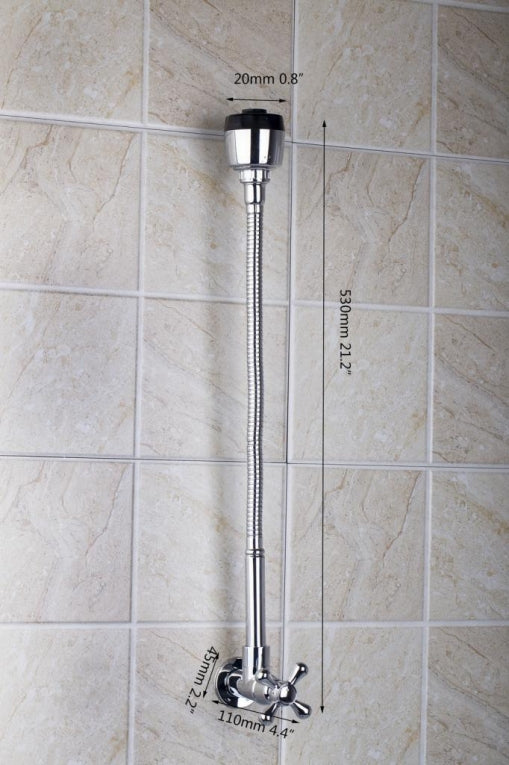 Wall-mounted cold water wall tap