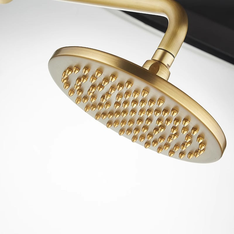 Landelijke inbouw doucheset met handdouche – Nostalgisch brons