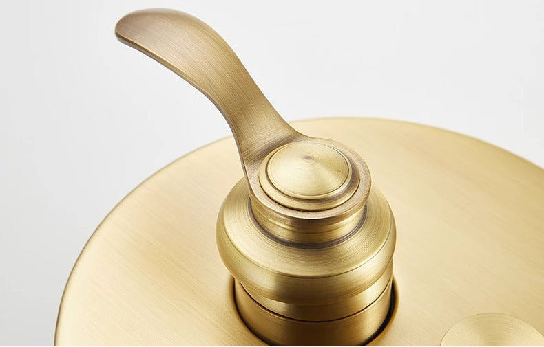 Landelijke inbouw doucheset met handdouche – Nostalgisch brons