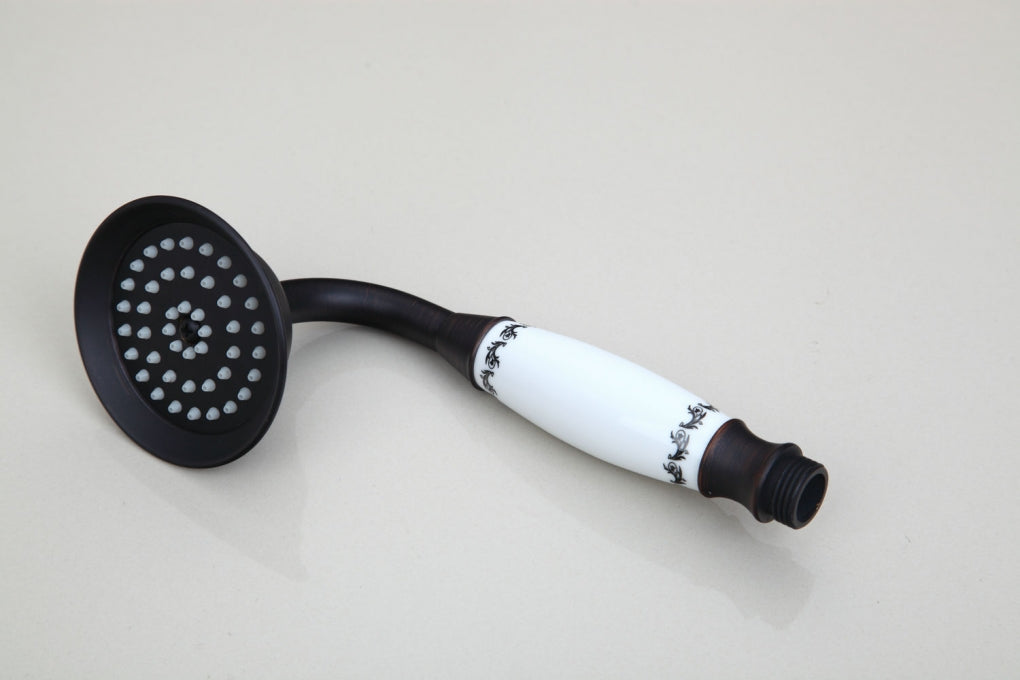 Olie brons opbouw douche set met keramiek