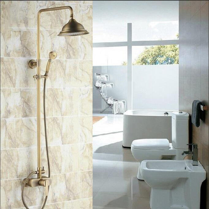 Nostalgic bronze rain shower
