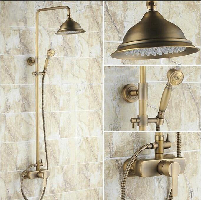 Nostalgic bronze rain shower