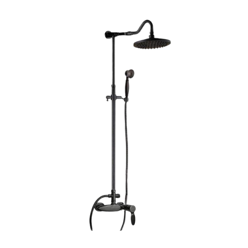 Olie brons opbouw douche set