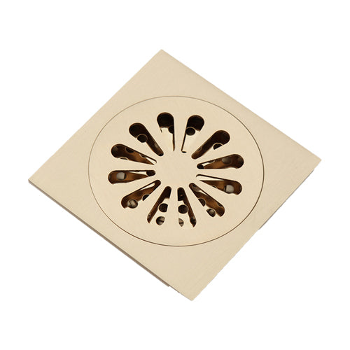 Nostalgischer Duschablauf aus Bronze