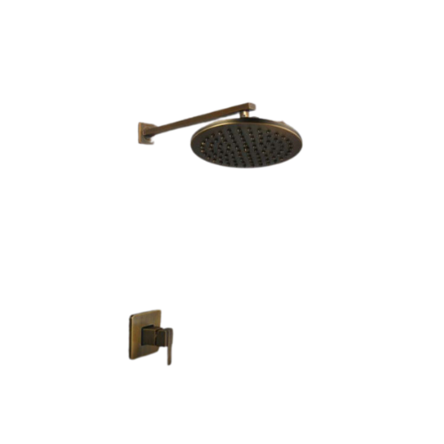 Unterputz-Duschset, Antikbronze, Wandmontage