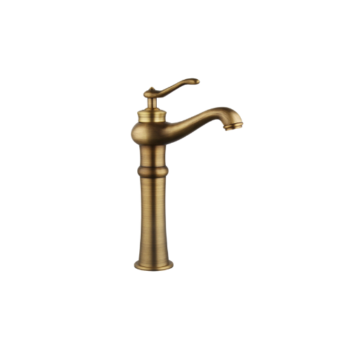 Landelijke wastafelkraan | Bronzen afwerking