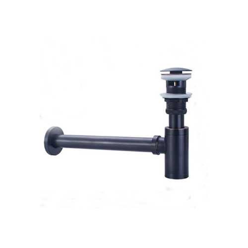Oil bronze siphon incl. pop-up drain