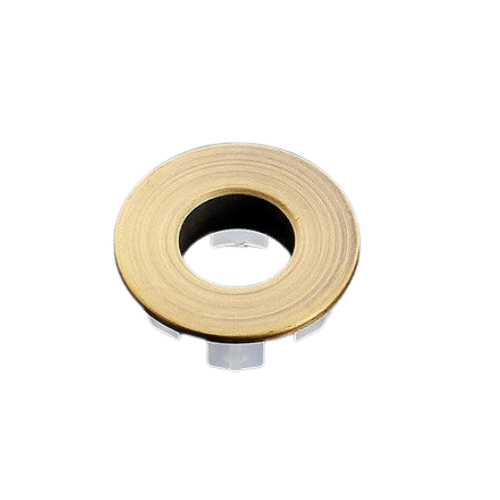 Finishing rosette bronze for overflow sink