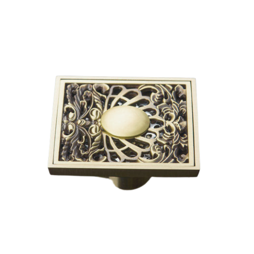 Bronze Drain with Elegant Decorations