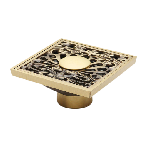 Bronze Drain with Elegant Decorations