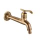 Cold water bronze tap