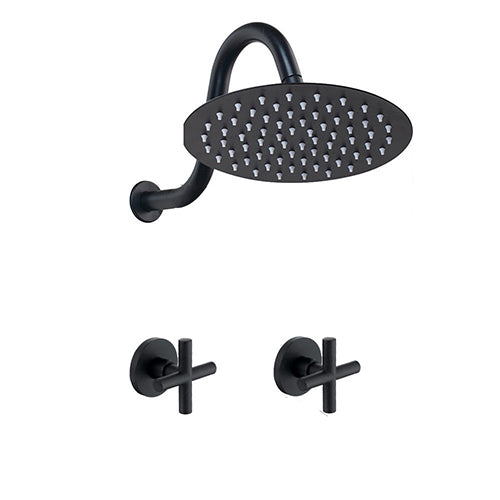 Einbaudusche aus geriebener Ölbronze