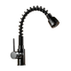 Kitchen faucet black swivel retro