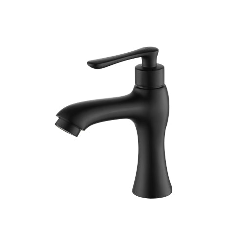 Cold water tap matt black
