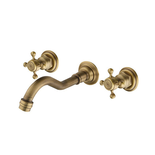 Badique bronzen inbouw muurkraan