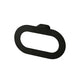 Modern towel ring black