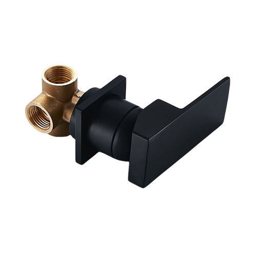 Black control lever with built-in