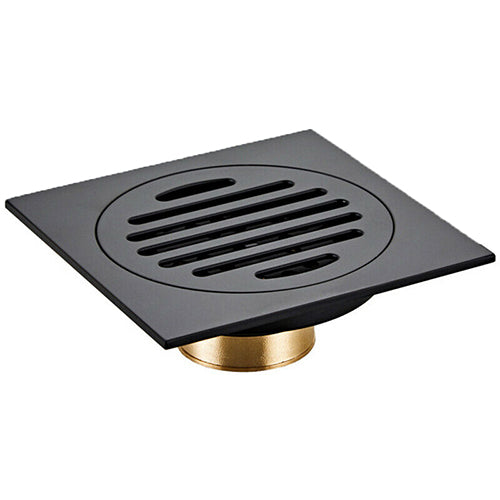 Schwarzer Duschabfluss