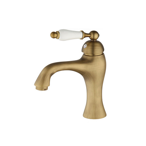 Bronze-colored mixer tap