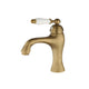 Bronze-colored mixer tap