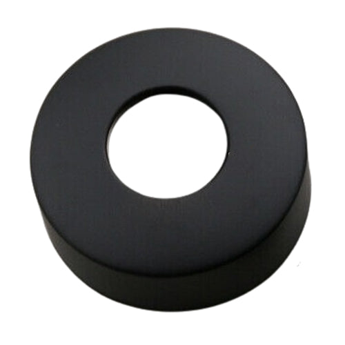 Zwarte rozet van 30 mm met centrale opening