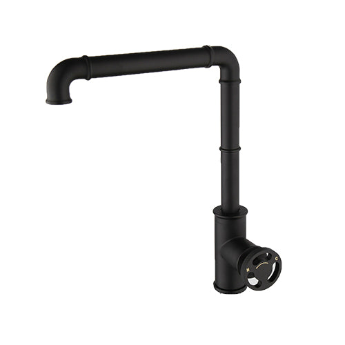 Black retro faucet