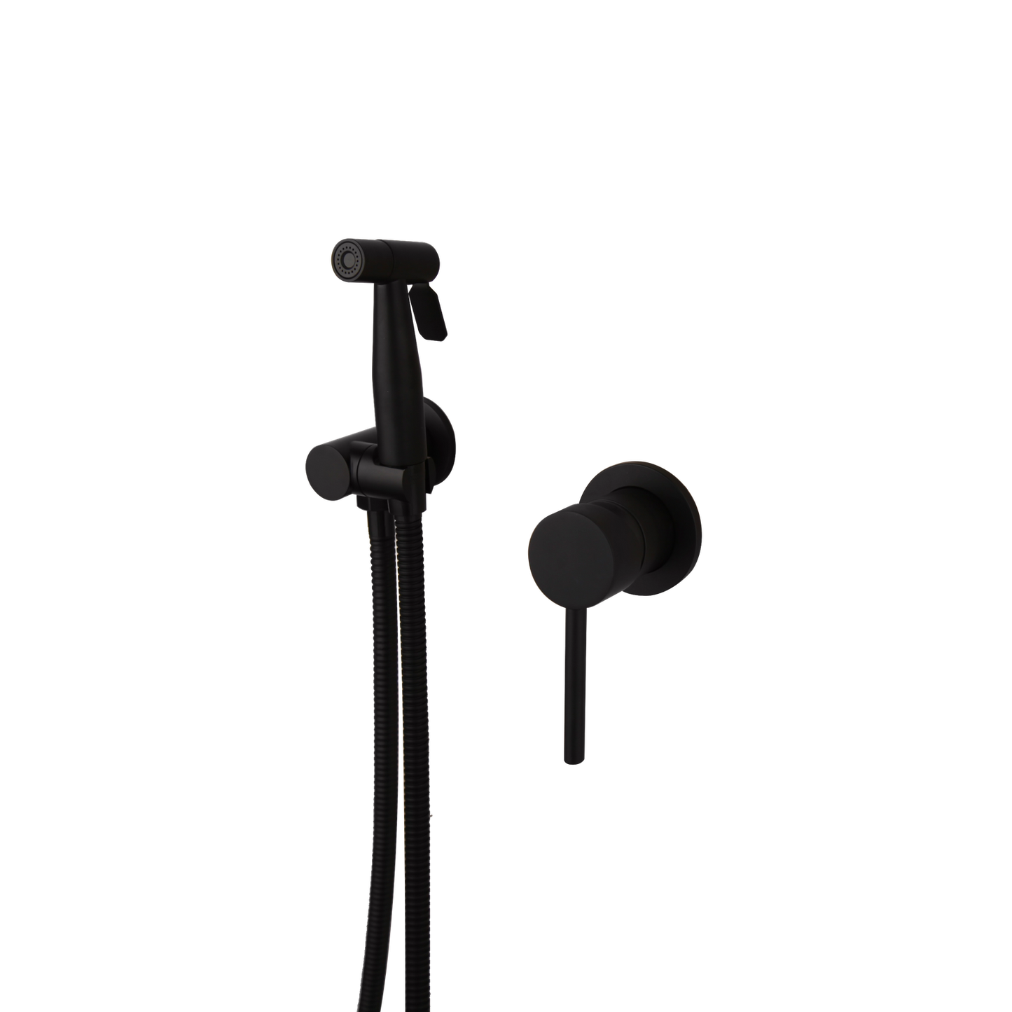 Schwarzer Bidethahn mit Handbrause