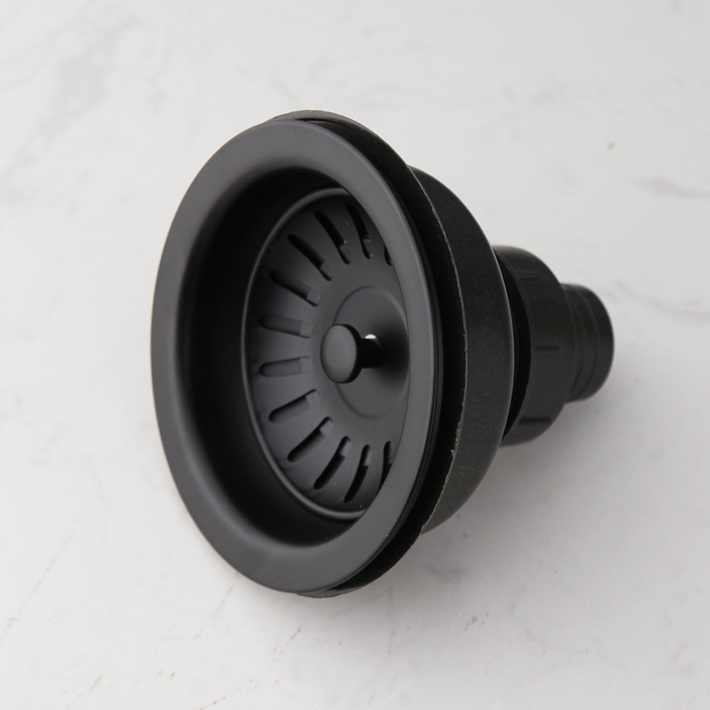 Country black sink drain