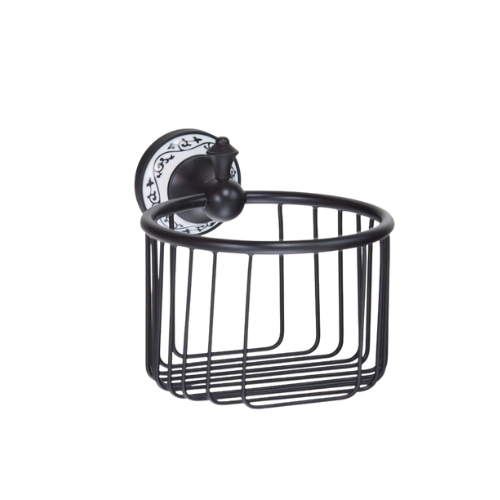 Retro oil bronze shampoo rack for the bathroom nostalgic design