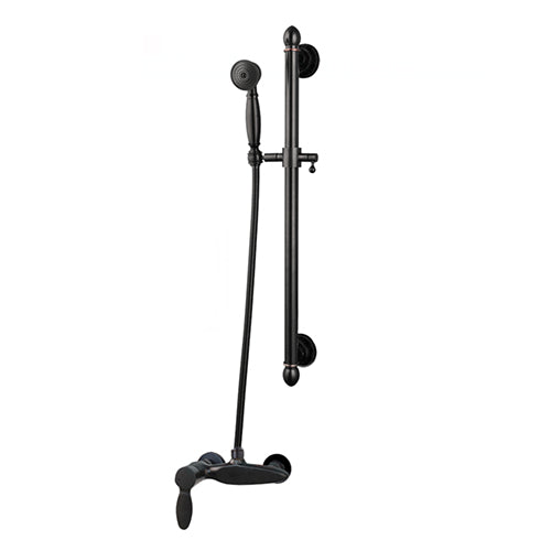 Countryside Ölbronze-Mischbatterie mit Gleitstange