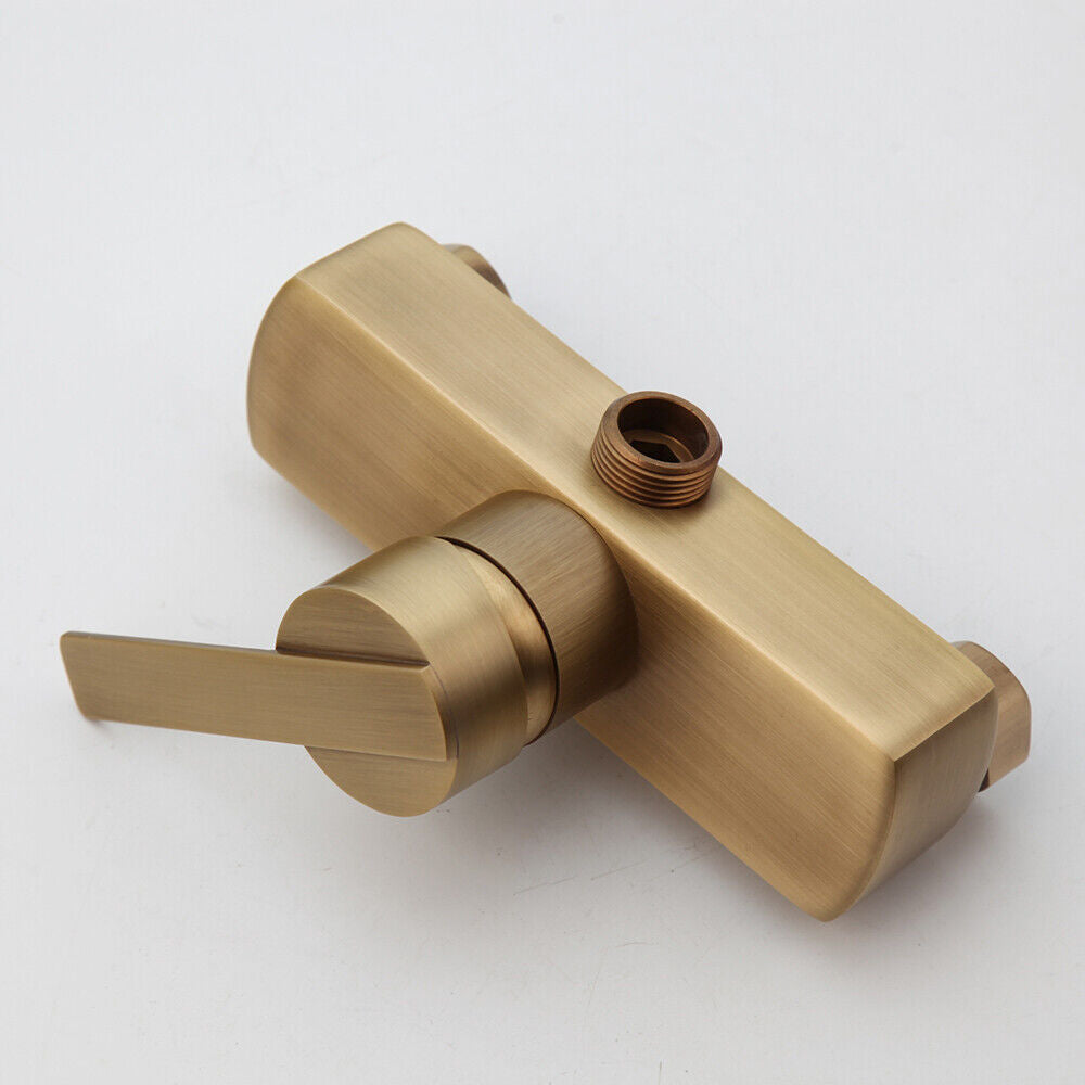 Nostalgic Bronze Surface-Mounted Shower Set