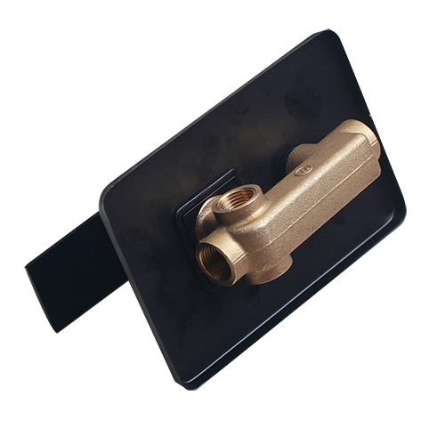 Black Built-in Control Panel for Rain Shower