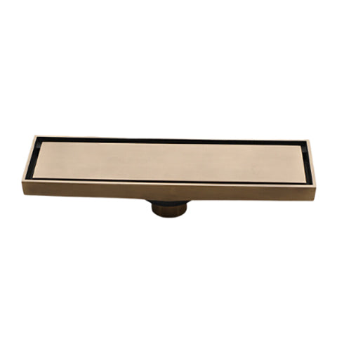 Luxurious Bronze-Colored Shower Drain 100cm with Odor Trap