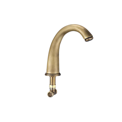 3-piece tap with a nostalgic design for washbasin or bath rim mounting