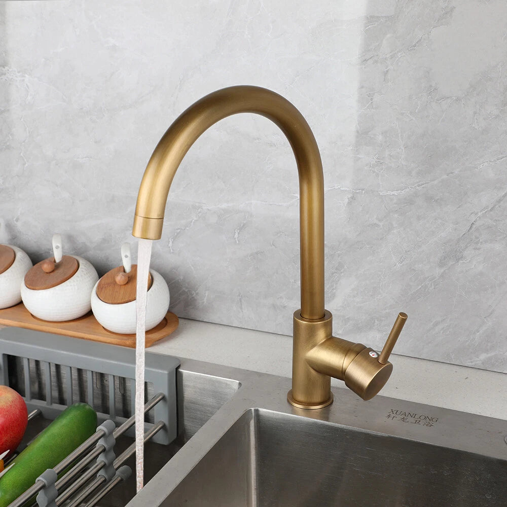 Landhausküchenarmatur – Bronzefarbe