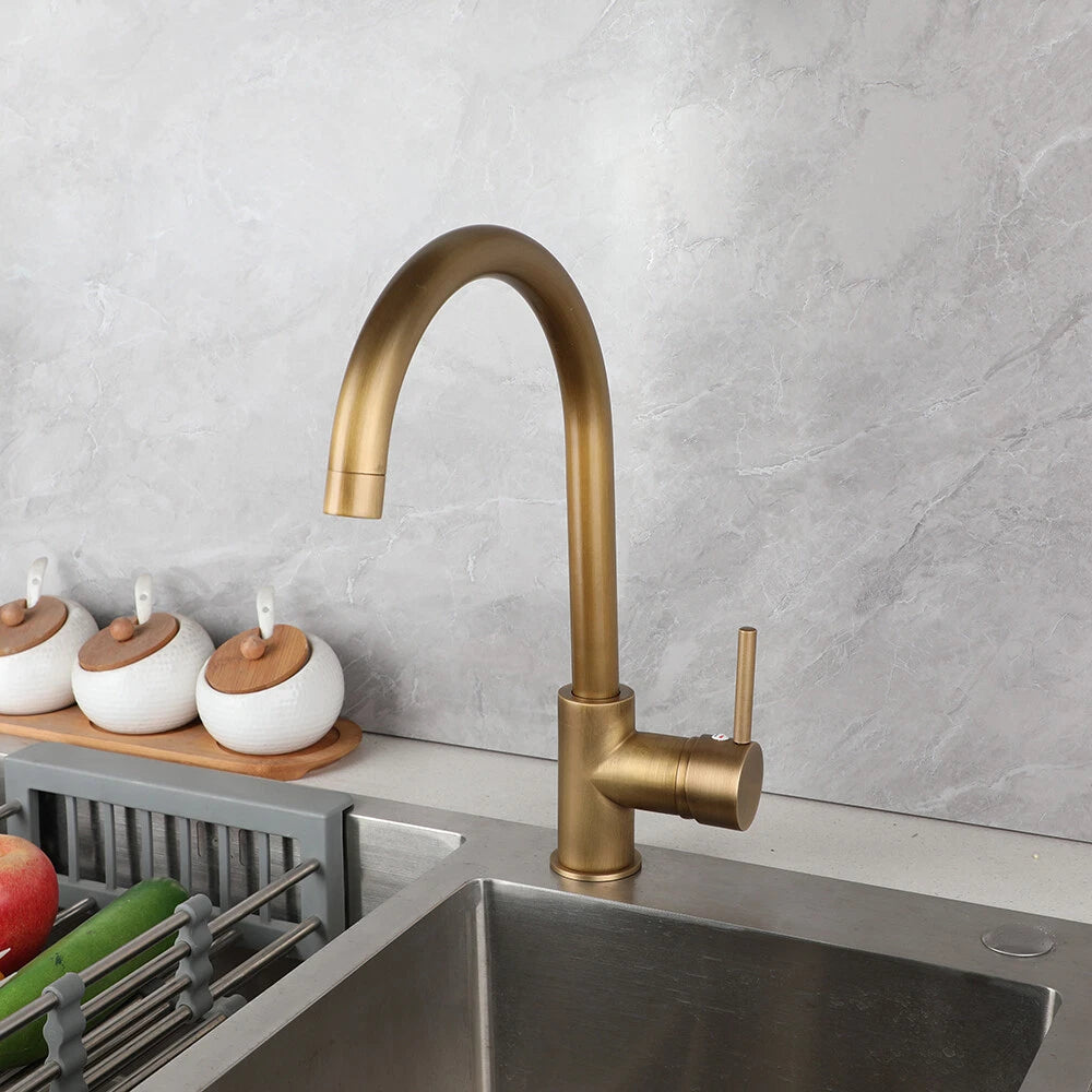 Landhausküchenarmatur – Bronzefarbe