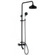 Olie brons opbouw douche set met keramiek