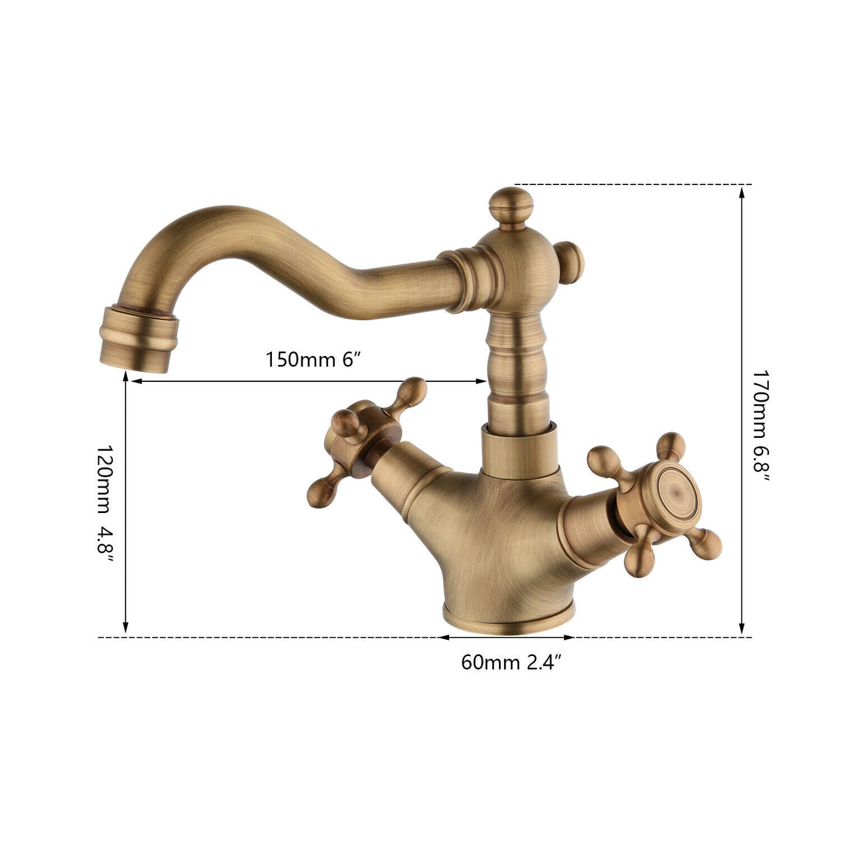 Robinet rustique en bronze Badique