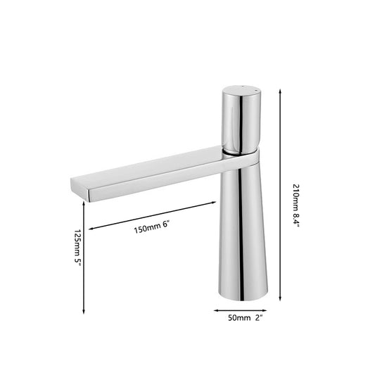 Chroom wastafelkraan mengkraan – glans chroom