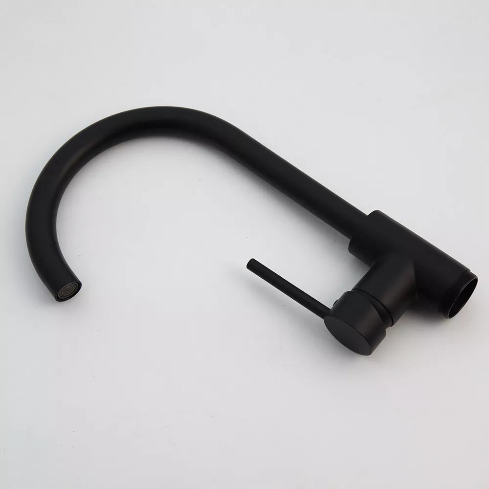 Moderner freistehender Badewannenhahn – Mattschwarz