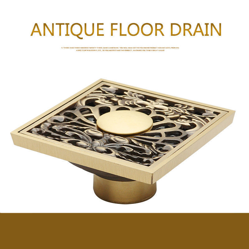 Bronze Drain with Elegant Decorations