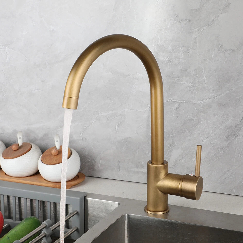 Landhausküchenarmatur – Bronzefarbe